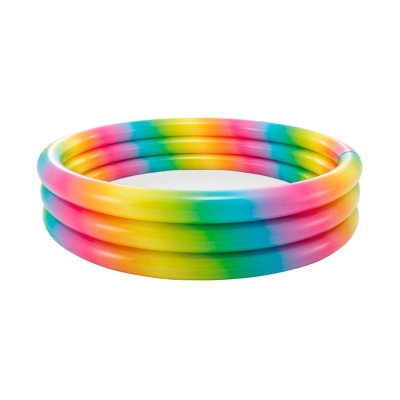Intex Piscina Inflable de 3 Aros Arcoiris