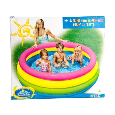 Piscina Intex Sunset Glow 4 Aros 66x18 Pulgadas