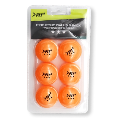 Fit2 Set Bolas Ping Pong Blister Naranja