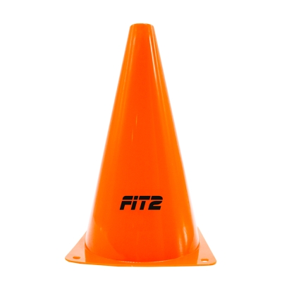 Cono Plástico Futbol 12" Naranja FIT2