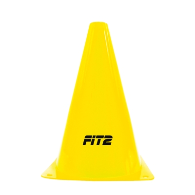 Cono Plástico Fútbol 12" Amarillo FIT2