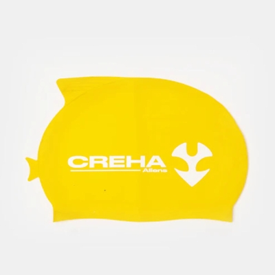 Gorro Natación Silicon Niño Amarillo