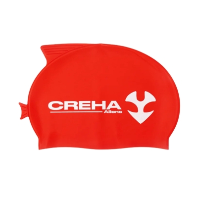 Gorro Natación Silicon Niño Rojo