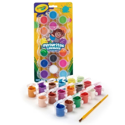 Pintura para Niños Lavable 18UND.