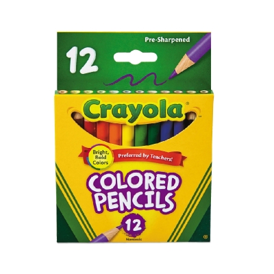 Crayola Set 12 Lápices de Color Cortos