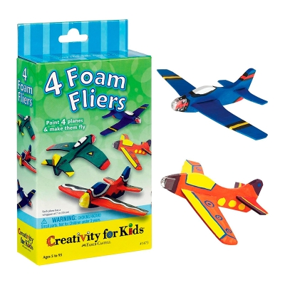 Set 4 Aviones De Foam Creativity