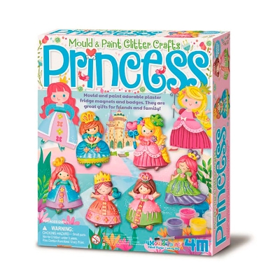 Pinta y Moldea Princesas 4M