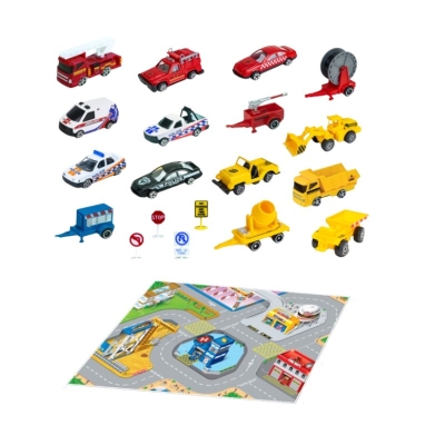 Tubo 20 Carros con Alfombra