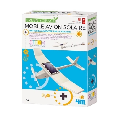 Kit Ciencia Sostenible Avión Solar 4M Toysmith