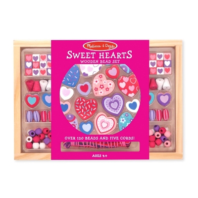 Melissa & Doug Set de Cuentas de Corazones