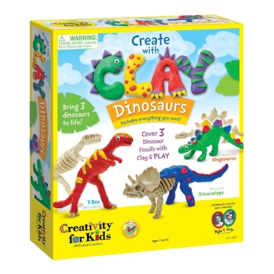 Create Clay Dinosaurs Creativity