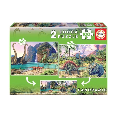 Educa Rompecabezas Junior Dino World 100 pzas 6+