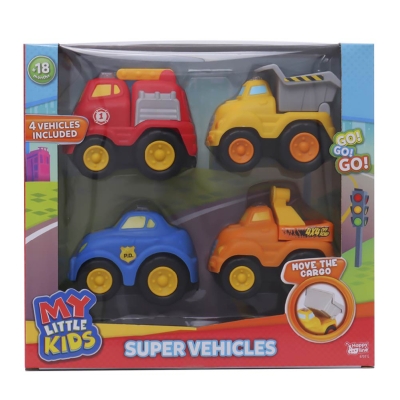 Set de 4 Vehículos de Servicios