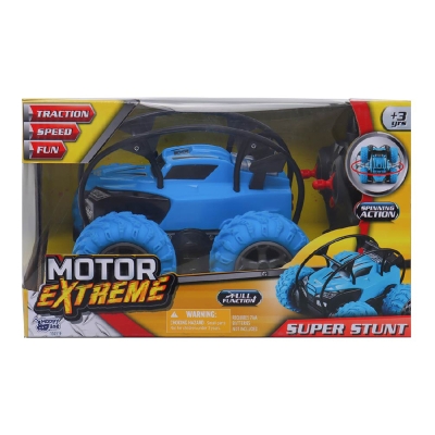 Motor Extreme Vehículo Radio Control Spinning Azul 3+