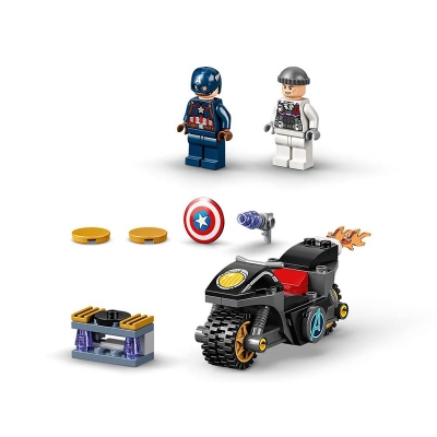 Lego Marvel Captain America and Hydra Face-Off