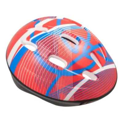 Casco Protector Azul Rojo Large
