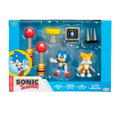 Sonic Set Diorama con 2 Figuras