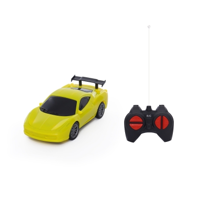 Carro a Radio Control 1:24 Amarillo Deportivo