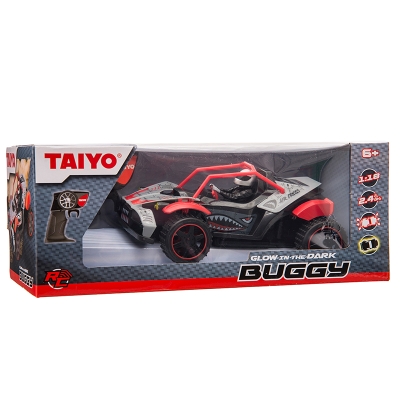 Buggy Radio Control Taiyo 1:18 Glow Rojo