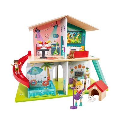 Hape Casa de Muñecas Tobogan con Sonido 3+
