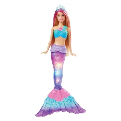Barbie Muñeca Sirena con Luces