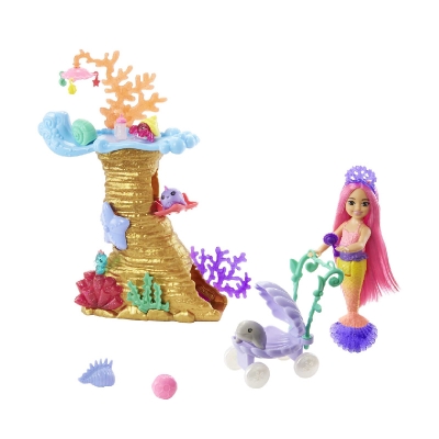 Barbie Mermaid Power Chelsea y Arrecife