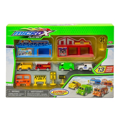 Sun Toys Playset Micro Racers