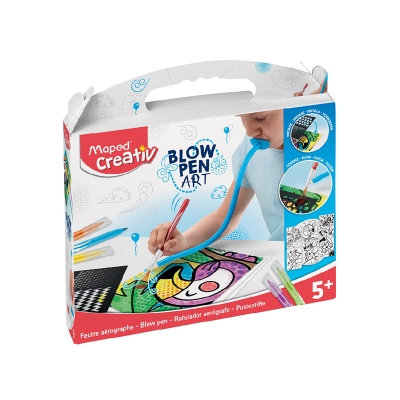 Blow Pen Maped Creativ Pop Art