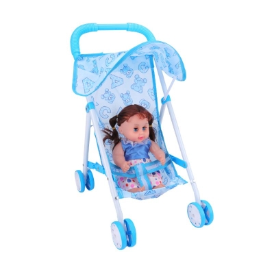 Coche Azul con Muñeca