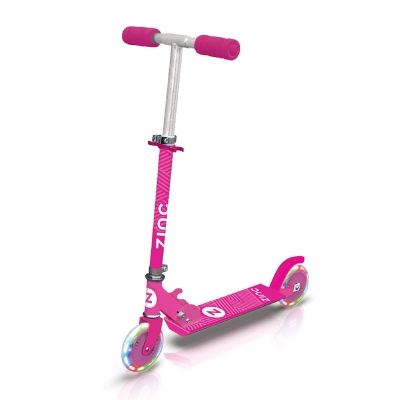 Hypro Patineta Zinc con Luces Rosa 3+