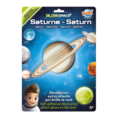 Buki Planeta Saturno Brilla en la Oscuridad