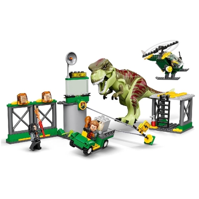 Lego Jurassic World Rex Dinosaur Breakout