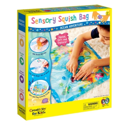 Bolsa sensorial Squish Aventura Oceano Creativity For Kids