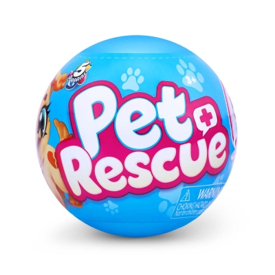 5 Surprise Plushy Pets Rescue Surtido