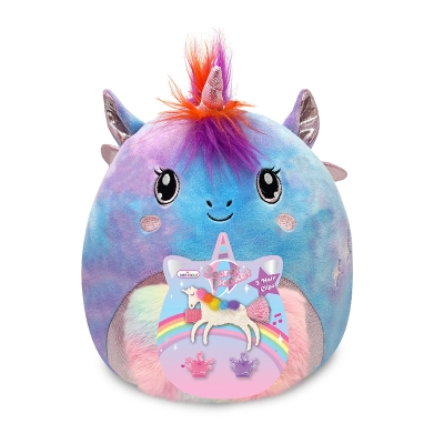 Peluche Unicornio con Gancho de Pelo