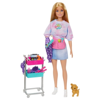 Muñeca Barbie Malibu Estilista Con Accesorios