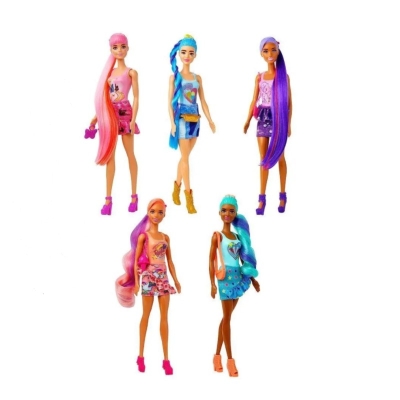 Muñeca Barbie Color Reveal Looks Mezclilla