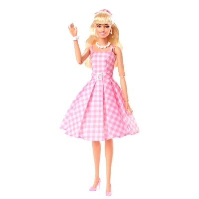 Barbie Movie Muñeca Margot Vestido Rosa Cua
