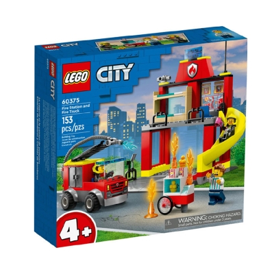 Lego City Fire Station And Fire Truck