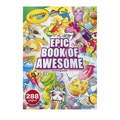 Crayola Libro de Colorear Epic Book of Awesome