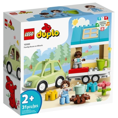 Lego Duplo Family House On Wheels 2+