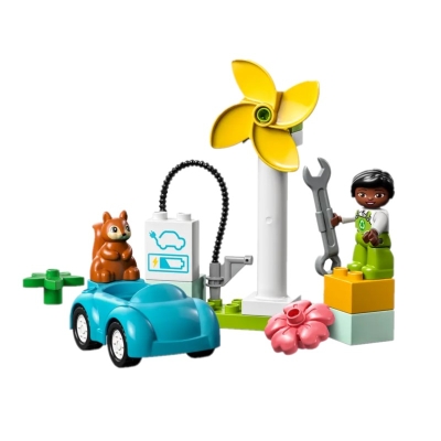 Lego Duplo Wind Turbine & Electric Car 2+