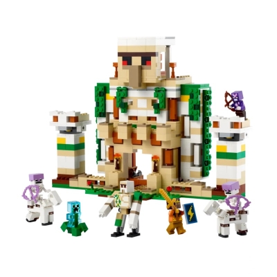 Lego Minecraft The Iron Golem Fortress 9+