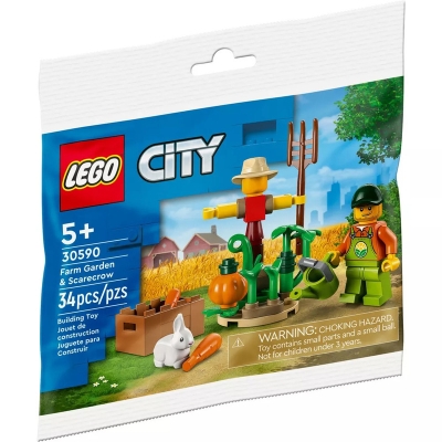 Lego City Farm Garden & Scarecrow