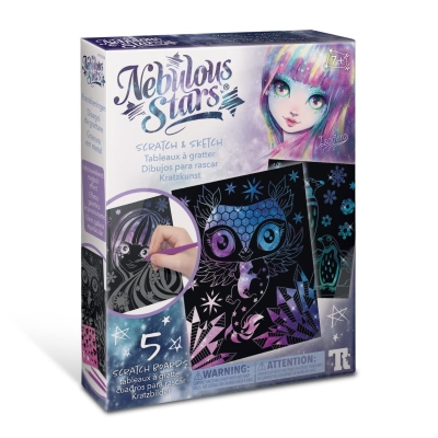 Set De Dibujo Nebulous Con Stencils 7+
