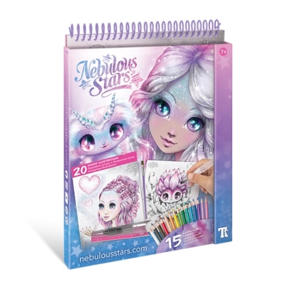 Libreta Para Pintar Nebulous Con Accesorios 7+