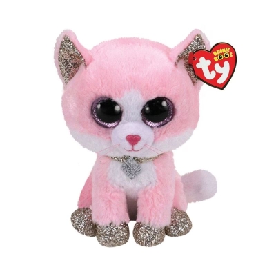 Peluche TY Beanie Boos Gato Rosado