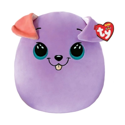 Peluche TY Squishaboos Perro Purpura
