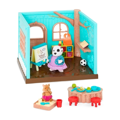 Lil Woodzeez Guarderia Con Figura Y Libro 3+