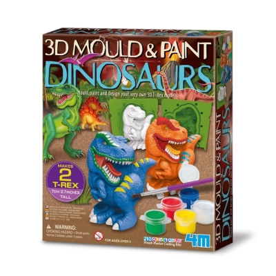 Pinta Y Moldea 4M Dinosaurio 3D